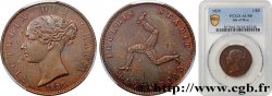 ISOLA DI MAN 1/2 Penny Victoria 1839 
