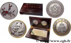 CHINA Coffret 10 Yuan Proof Panda et médaille 2005 