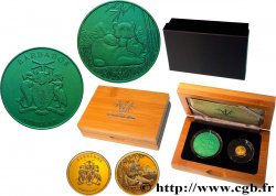 BARBADOS Coffret 1 et 10 Dollars (or et titane) 2020 