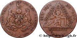 BRITISH TOKENS OR JETTONS 1/2 Penny franc-maçonnique Middlesex pour l’élévation du Prince de Galles au titre de Grand-Maître 1790 