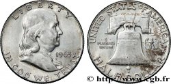 ESTADOS UNIDOS DE AMÉRICA 1/2 Dollar Benjamin Franklin 1963 Philadelphie