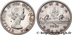 CANADA 1 Dollar Elisabeth II 1957 
