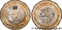 MEXIQUE 20 Pesos Bicentenaire de l’indépendance du Mexique 2021 Mexico
