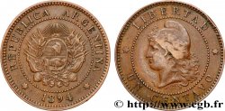ARGENTINA 1 Centavo 1894  XF 