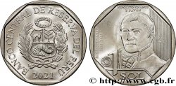 PÉROU 1 Sol série Bicentenaire 1821-2021 : Hipólito Unanue y Pavón 2021 Lima FDC 