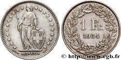 SVIZZERA  1 Franc Helvetia 1934 Berne