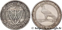 GERMANY 3 Reichsmark Libération de la Rhénanie 1930 Stuttgart