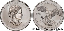 CANADá
 5 Dollars (1 once) Proof Rapace 2014 