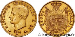 ITALY - KINGDOM OF ITALY - NAPOLEON I 40 Lire 1814 Milan