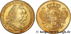 BRAZIL - MARIA I and PETER III Peça ou 6400 Reis  1785 Rio de Janeiro