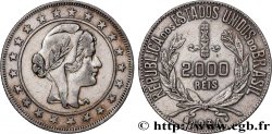 BRAZIL 2000 Reis “Liberté” 1934  XF 