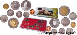 SWITZERLAND Série FDC 9 Monnaies 2001  MS 
