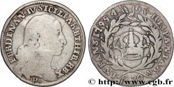 ITALIA - REINO DE NÁPOLES - FERNANDO IV 1 Tari ou 20 Grana Royaume des Deux Siciles  1795 