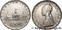 ITALIE 500 Lire “caravelles” / dame du style de la renaissance 1964 Rome