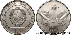 YUGOSLAVIA 10 Dinara 40e anniversaire de la Bataille de Sutjeska 1983 