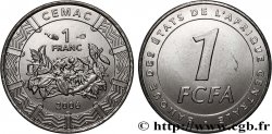 ÉTATS DE L AFRIQUE CENTRALE 1 Franc CEMAC fruits tropicaux 2006 Paris SPL 