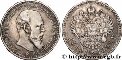 RUSSIA - ALESSANDRO III 1 Rouble 1892 Saint-Petersbourg