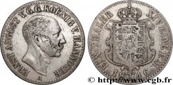 GERMANY - KINGDOM OF HANOVER - ERNEST AUGUSTUS 1 Thaler  1846 Clausthal