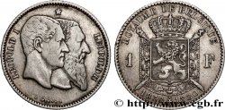 BELGIEN 1 Franc 50e anniversaire de l’indépendance 1880 