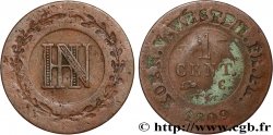 GERMANY - KINGDOM OF WESTPHALIA - JÉRÔME NAPOLÉON 1 centime 1809 Cassel