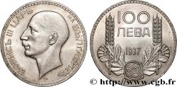 BULGARIE 100 Leva Boris III 1937 Kremnica