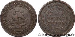 BRITISH TOKENS 1/2 Penny Bristol (Somerset) Sheathing Nail Manufactury (fabrique de clous) 1811 