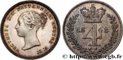 REGNO UNITO 4 Pence ou groat Victoria 1848 Londres