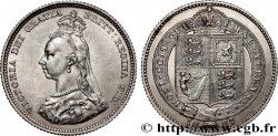 VEREINIGTEN KÖNIGREICH 1 Shilling Victoria buste du jubilé 1887 