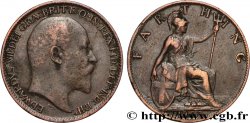 VEREINIGTEN KÖNIGREICH 1 Farthing Edouard VII  1903 