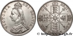 REGNO UNITO Double Florin Victoria 1890 Londres