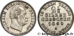 DEUTSCHLAND 2 1/2 Silbergroschen (1/12 Thaler) Guillaume 1869 Berlin