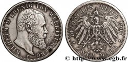 GERMANIA - WÜRTEMBERG 2 Mark Guillaume II 1907 Stuttgart