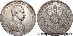 ALEMANIA - REINO DE PRUSIA - GUILLERMO II 5 Mark  1913 Berlin