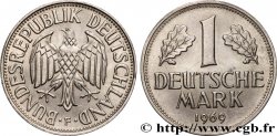 GERMANY 1 Deutsche Mark 1969 Stuttgart