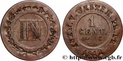 ALLEMAGNE - ROYAUME DE WESTPHALIE 1 Centime 1812 Cassel