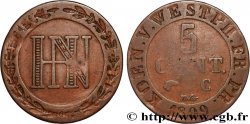 ALEMANIE - REINO DE WESTFALIA 5 Centimes Jérôme Napoléon 1809 Cassel