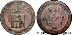 DEUTSCHLAND - KöNIGREICH WESTPHALEN 20 Cent. monogramme de Jérôme Napoléon 1812 Cassel - C