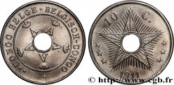 BELGIAN CONGO 10 Centimes Albert Ier 1911  AU 