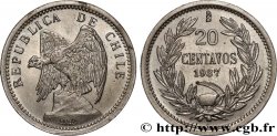CHILE 20 Centavos condor 1937 Santiago - S°