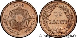 PERú 1 Centavo 1863  EBC 