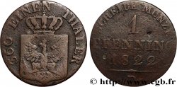 GERMANIA - PRUSSIA 1 Pfenninge 1822 Berlin