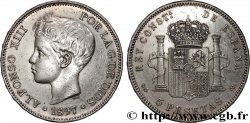 ESPAÑA 5 Pesetas Alphonse XIII 3e type 1897 Madrid