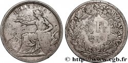 SWITZERLAND 5 Francs Helvetia assise 1874 Bruxelles