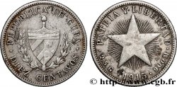 CUBA 10 Centavos emblème 1915 