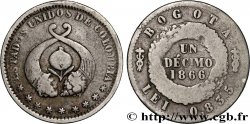 COLOMBIE 1 Decimo 1866 Bogota