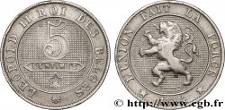 BELGIO 5 Centimes Lion légende française 1894 