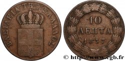 GRIECHENLAND 10 Lepta 1837 