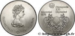CANADA 5 Dollars Proof JO Montréal 1976 anneaux olympiques / Elisabeth II 1974 Ottawa