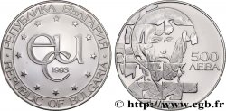BULGARIA 500 Leva Proof symbole ECU / Saint Théodore Stratilat 1993 