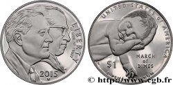 STATI UNITI D&nbsp;AMERICA 1 Dollar Proof March of Dimes 2015 West Point